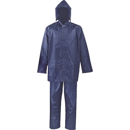 Rainsuit Polyester Blu 2Pc 3Xl